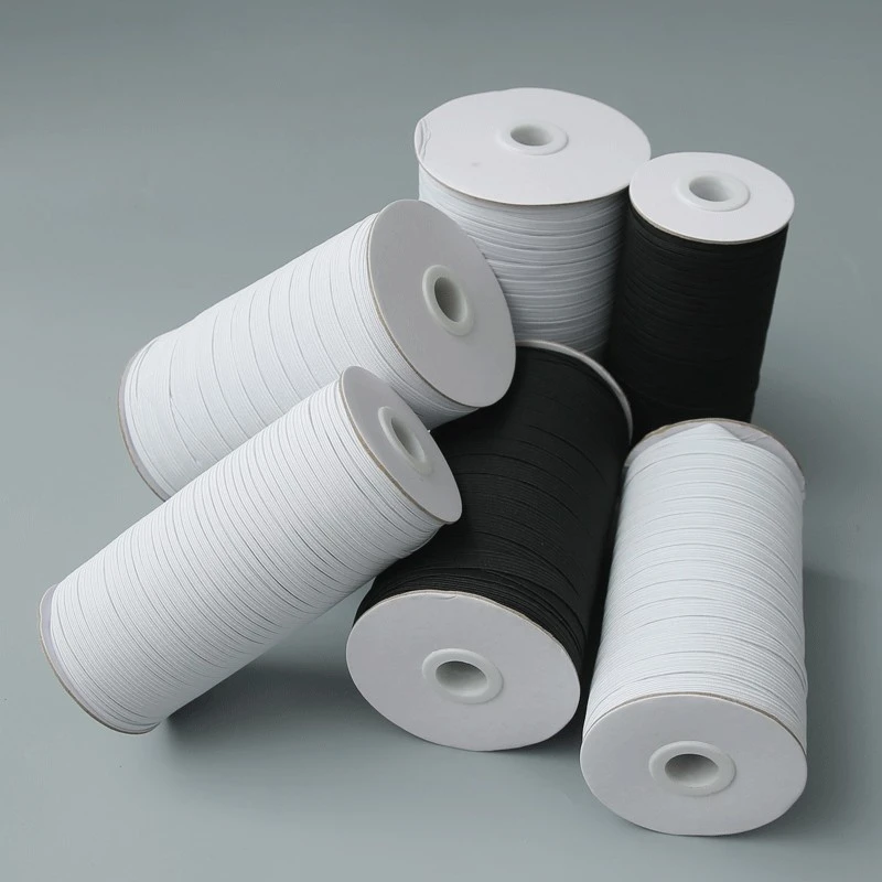 14 Inch Durable Nylon Flat Elastic Rope for Sewing - DIY Crafts and Pants Waist High Elasticity Elastic Band Nylon Flat Elastic Rope for Sewing - DIY Crafts and Pants Waist