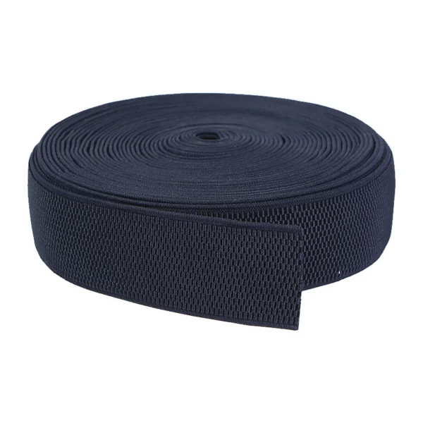 Casual Jeans Jacquard Elastic Waistband Corn Texture Woven Stretchy Webbing
