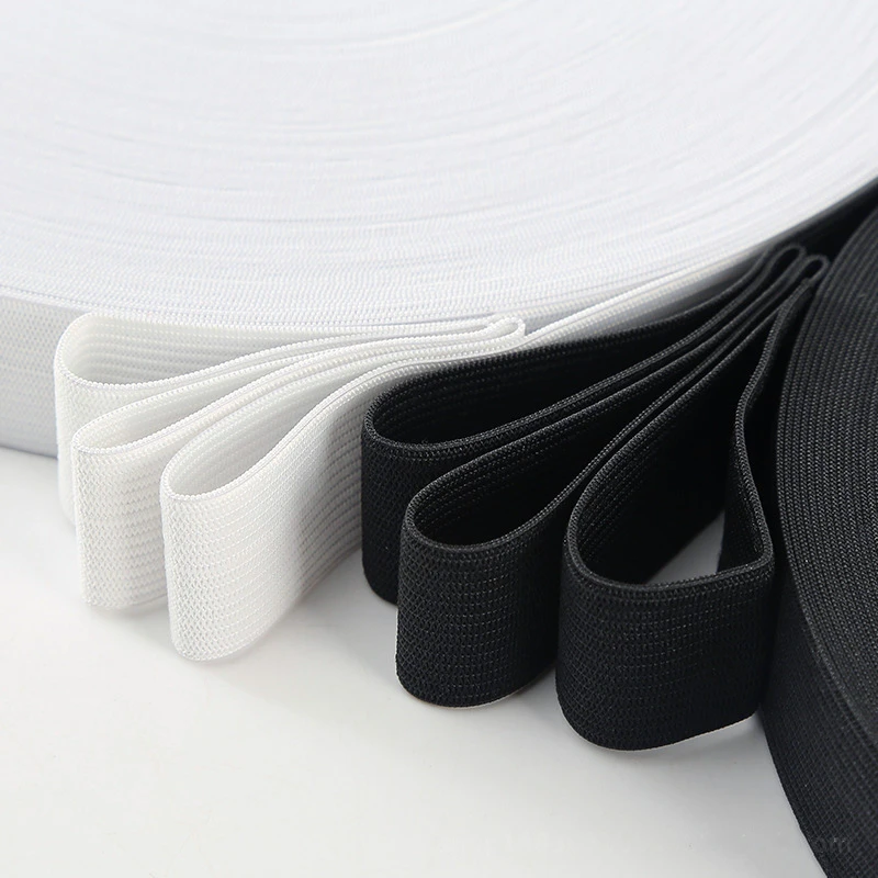 Heavy Duty Thick Knitted Webbing Crocheted Jacquard Elastic Webbing
