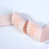 Custom logo Smooth Polyamide Pink Pre-dyed Jacquard Elastic Band 40mm Waistband Bust
