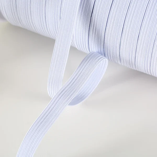 1/4 Inch Durable Nylon Flat Elastic Rope for Sewing - DIY Crafts and Pants Waist