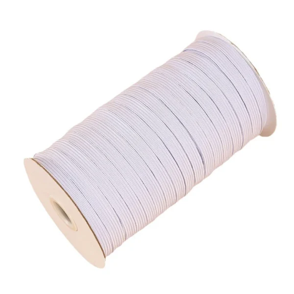 1/4 Inch Durable Nylon Flat Elastic Rope for Sewing - DIY Crafts and Pants Waist