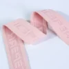 Embossed Letters Border Jacquard Logo Waistband Plush Elastic Webbing for Underwear
