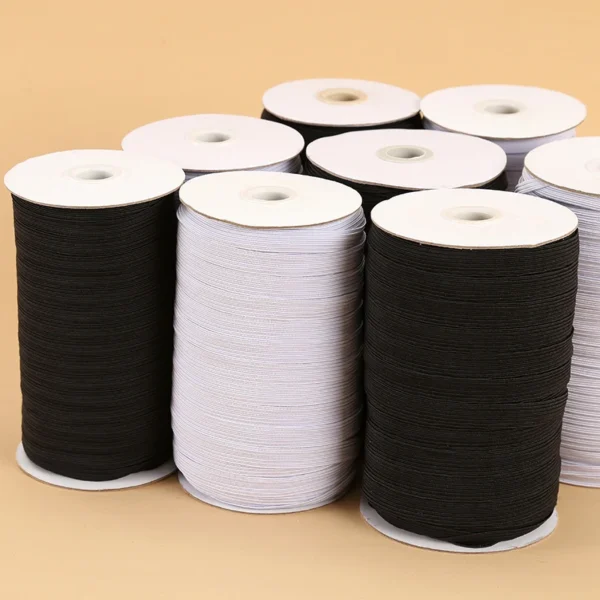 High Elasticity White Elastic Band - Ideal for Tailoring and Crafting Projects - Sewing Supplies Accessories