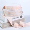 Smooth Polyamide Pink Pre-dyed Jacquard Elastic Band 40mm Waistband Bust