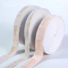 Smooth Polyamide Pink Pre-dyed Jacquard Elastic Band 40mm Waistband Bust for sewing