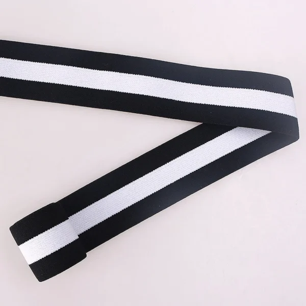 Two Color Combo Jacquard Webbing Custom Twill Belt for Clothing Accessories