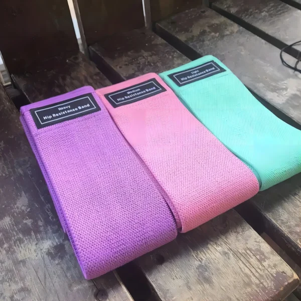 Fabric Resistance Bands for Booty Workouts – Non-Slip Thick Glute Activation Loop Bands for Squats, Hip Bridge, Yoga & Strength Training
