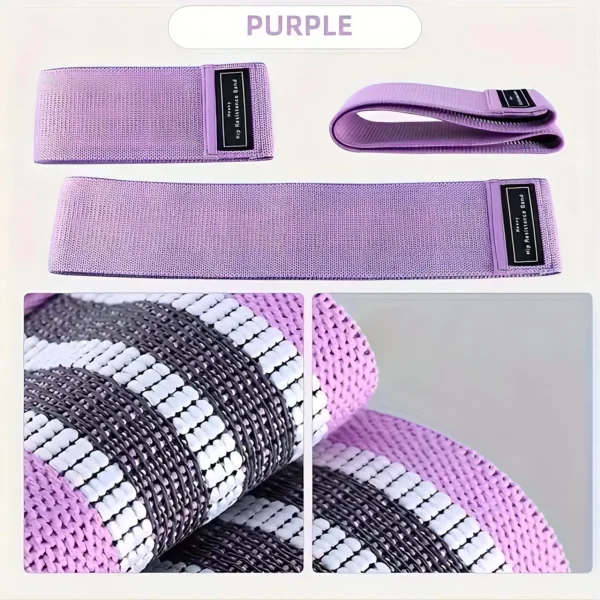 Fabric Resistance Bands for Booty Workouts – Non-Slip Thick Glute Activation Loop Bands for Squats, Hip Bridge, Yoga & Strength Training