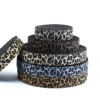 Leopard Jacquard Elastic Band