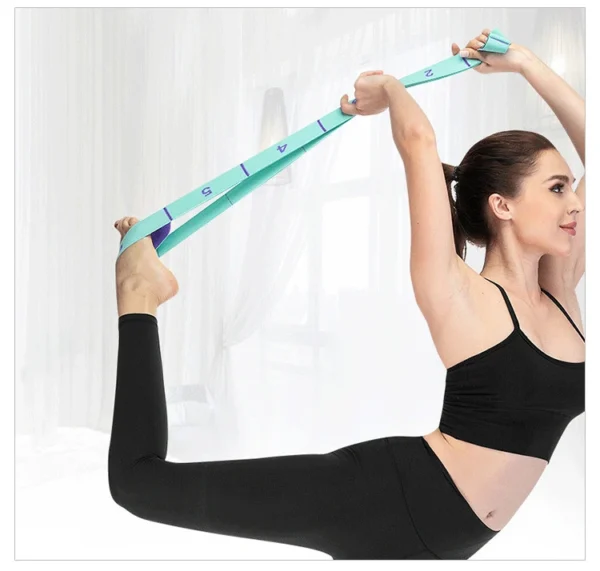 Yoga training resistance band knitted elastic band