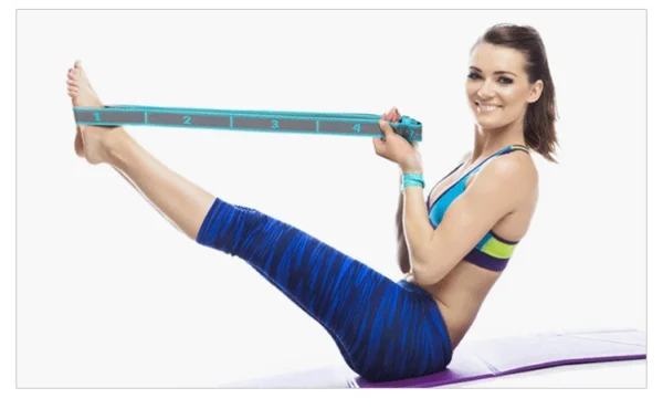 Yoga training resistance band knitted elastic band-5